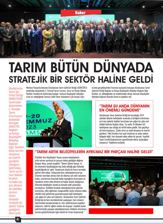 KONYA LOBİ Temmuz Ağustos 2023