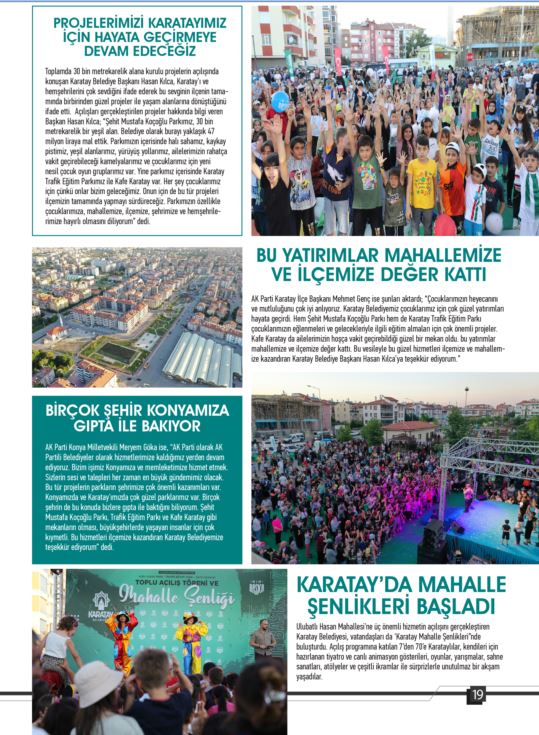 KONYA LOBİ Temmuz Ağustos 2023