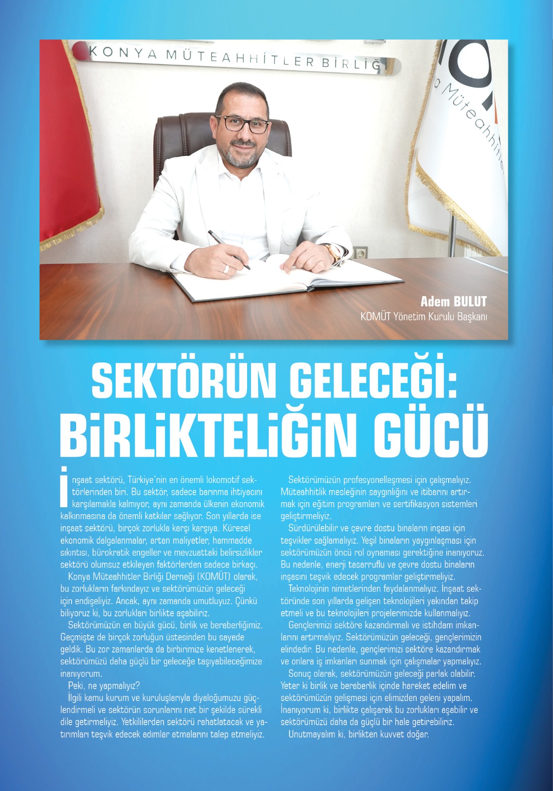 KONYA   LOBİ  DERGİSİ  AĞUSTOS 2024