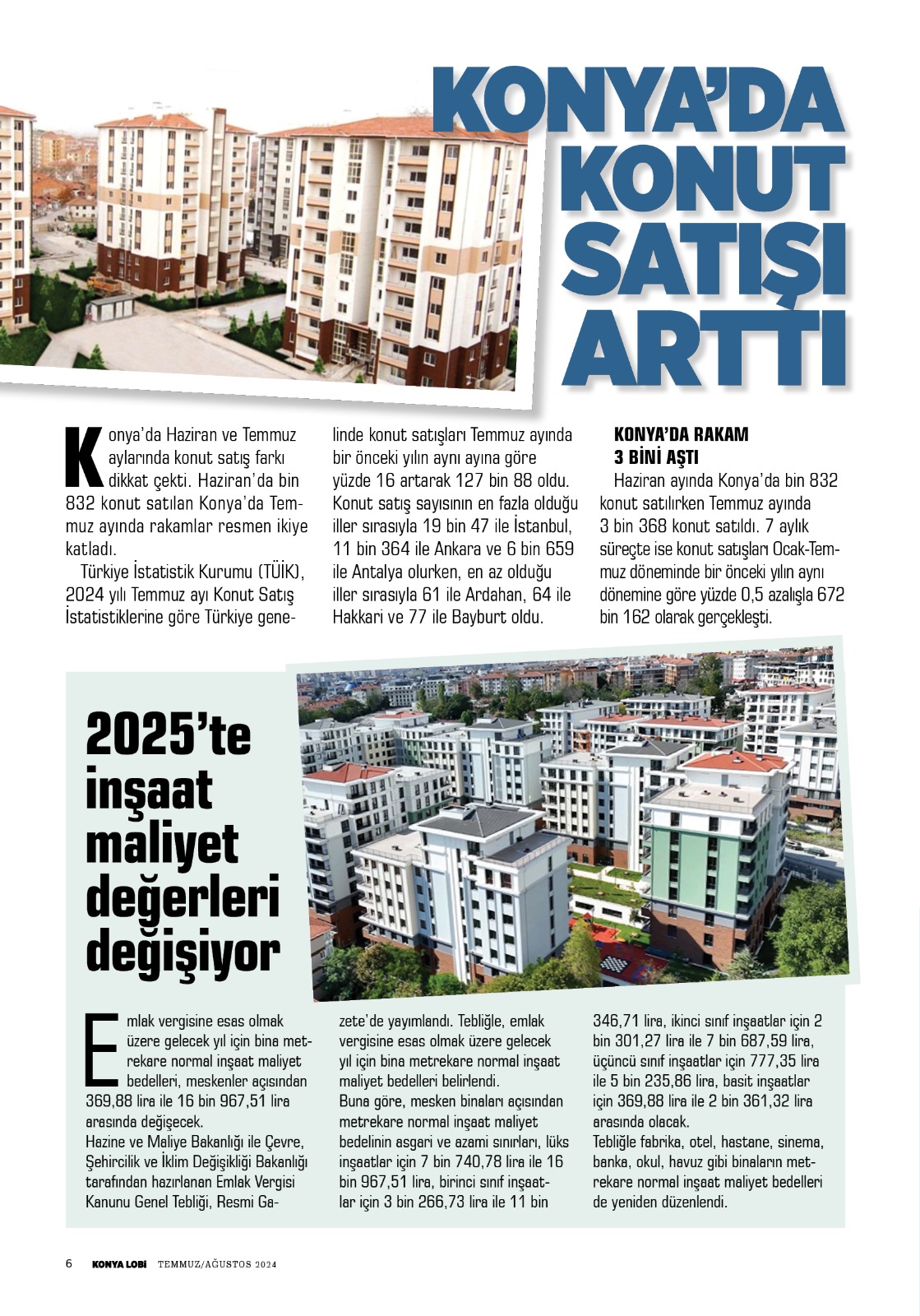 KONYA   LOBİ  DERGİSİ  AĞUSTOS 2024