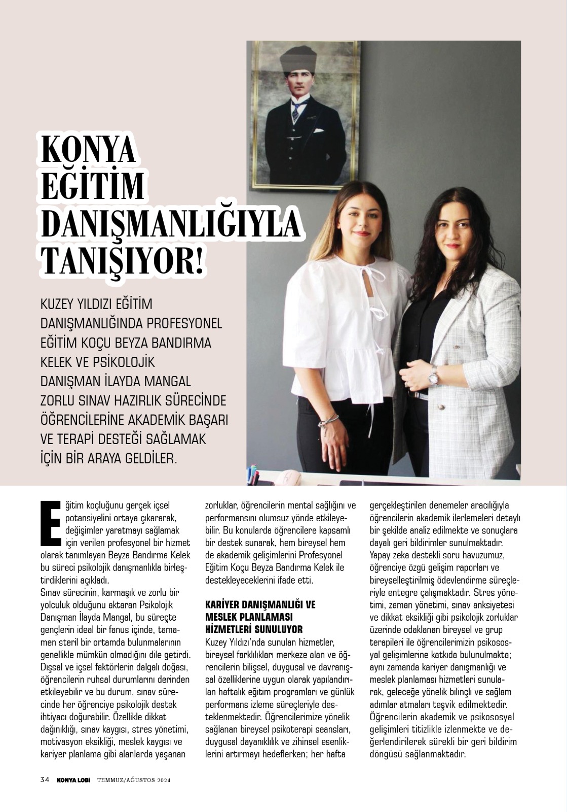 KONYA   LOBİ  DERGİSİ  AĞUSTOS 2024