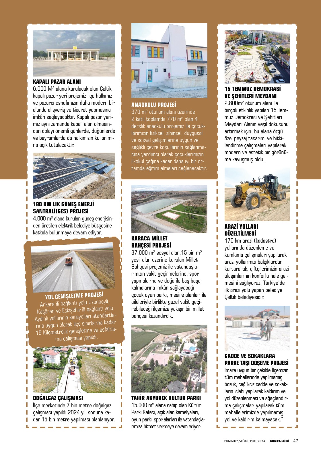 KONYA   LOBİ  DERGİSİ  AĞUSTOS 2024