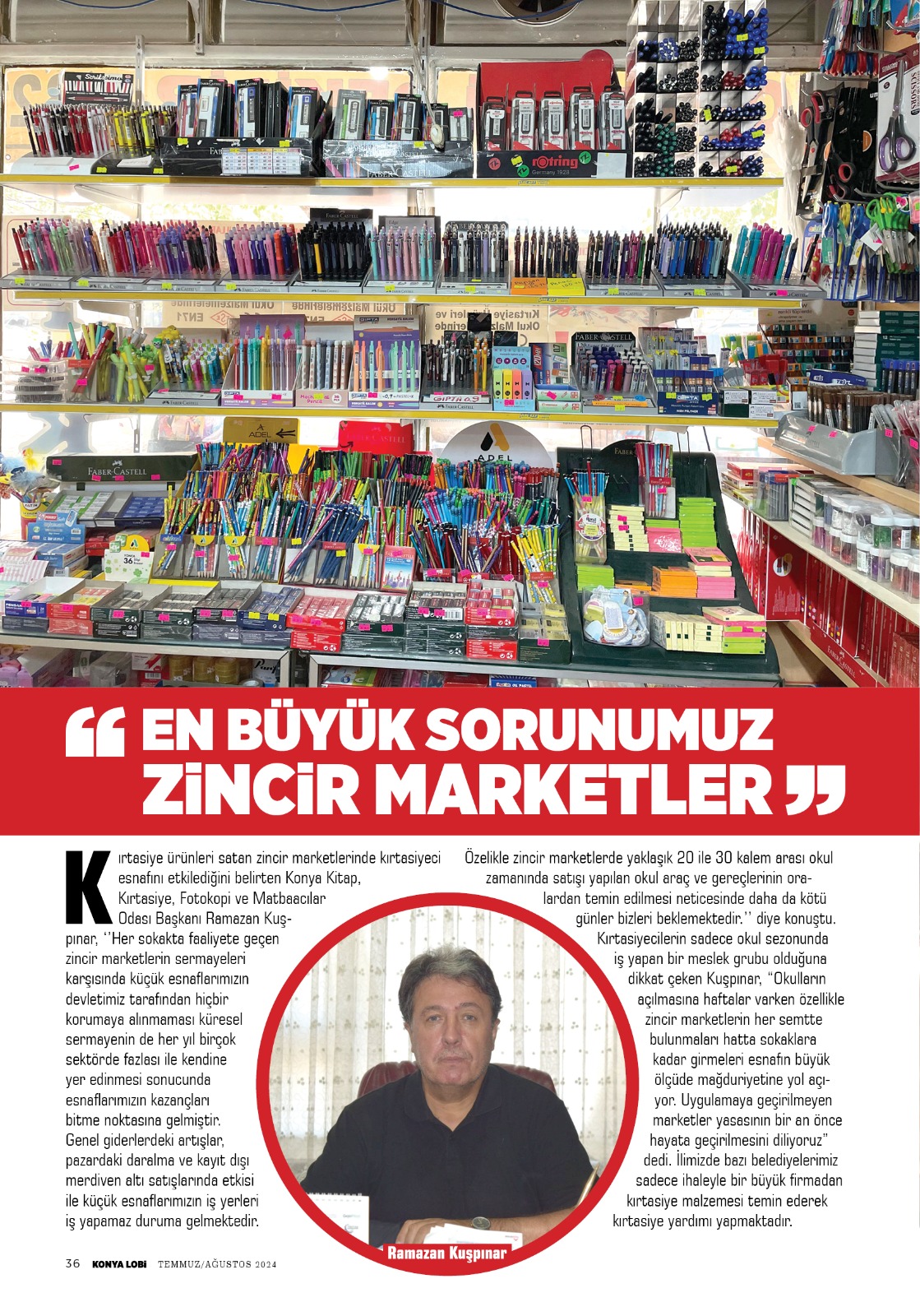KONYA   LOBİ  DERGİSİ  AĞUSTOS 2024
