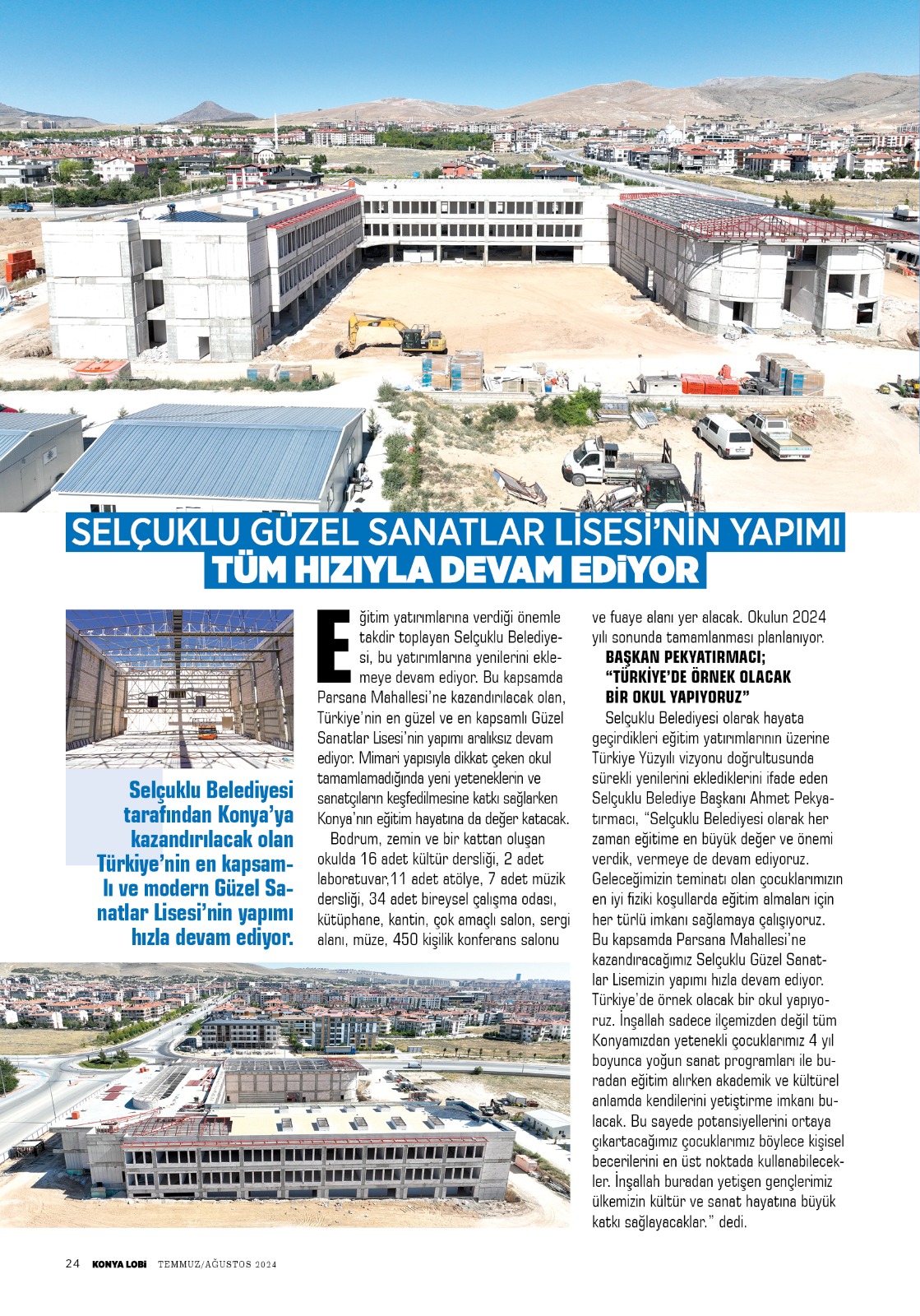 KONYA   LOBİ  DERGİSİ  AĞUSTOS 2024