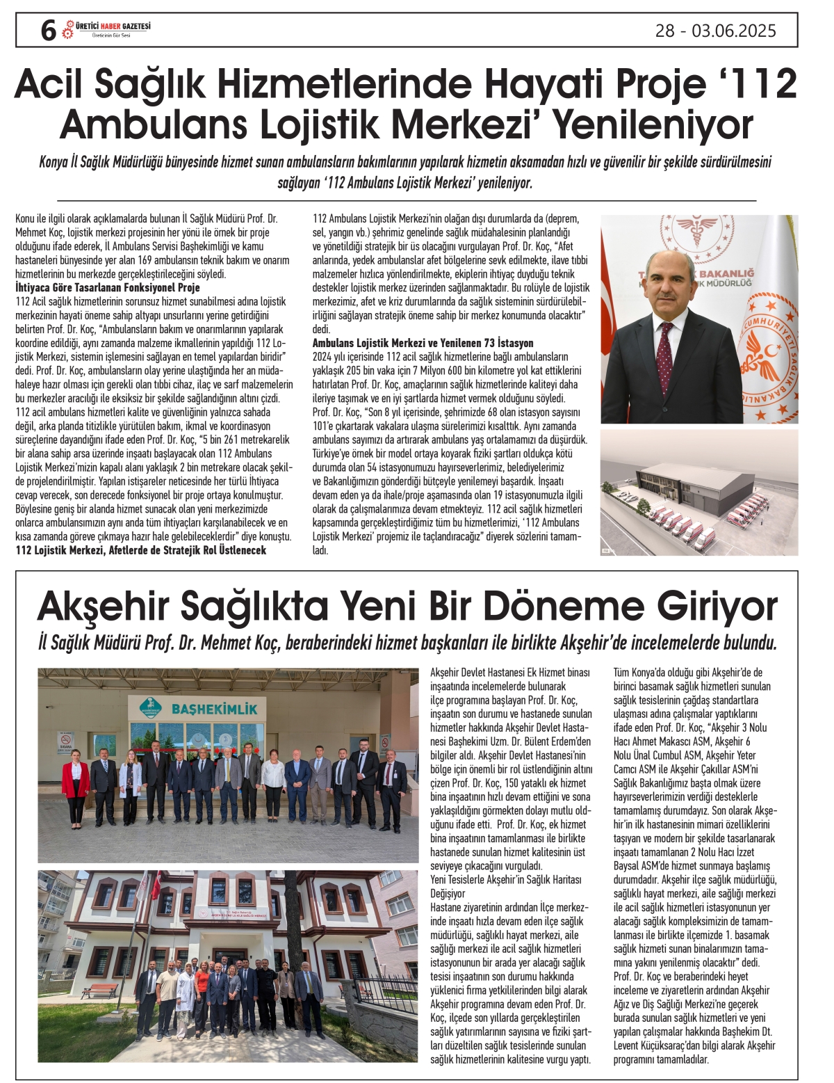 ÜRETİCİ   HABER  GAZETESİ   28.05.2025