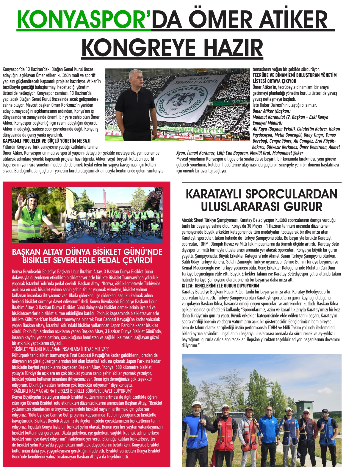 ÜRETİCİ HABER  GAZETESİ     11.06.2025