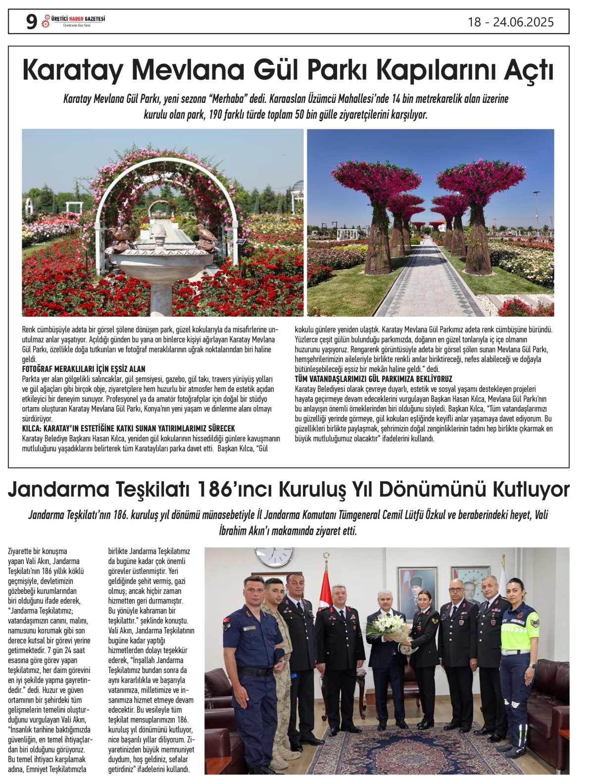 ÜRETİCİ  HABER  GAZETESİ   18.06.2025