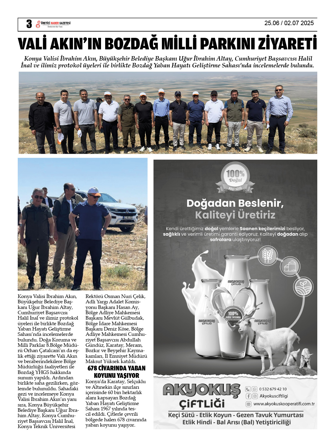ÜRETİCİ HABER GAZETESİ   25.06.2025