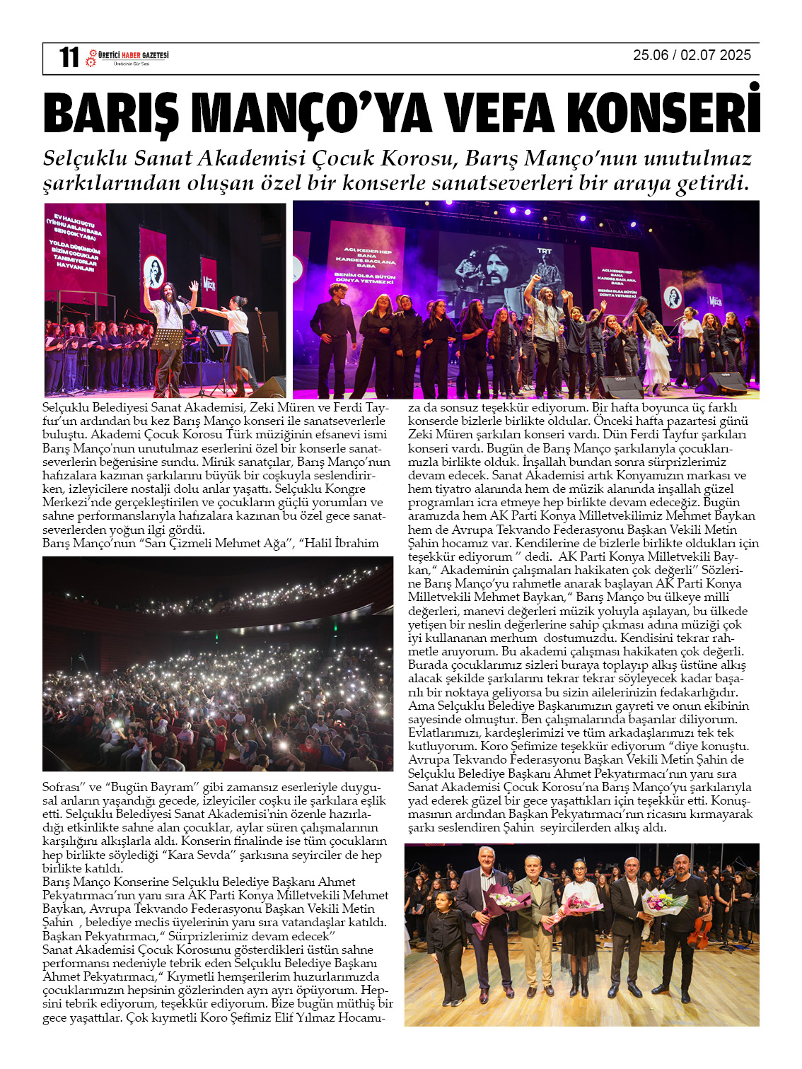 ÜRETİCİ HABER GAZETESİ   25.06.2025