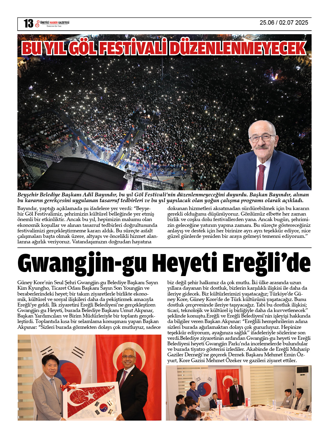 ÜRETİCİ HABER GAZETESİ   25.06.2025
