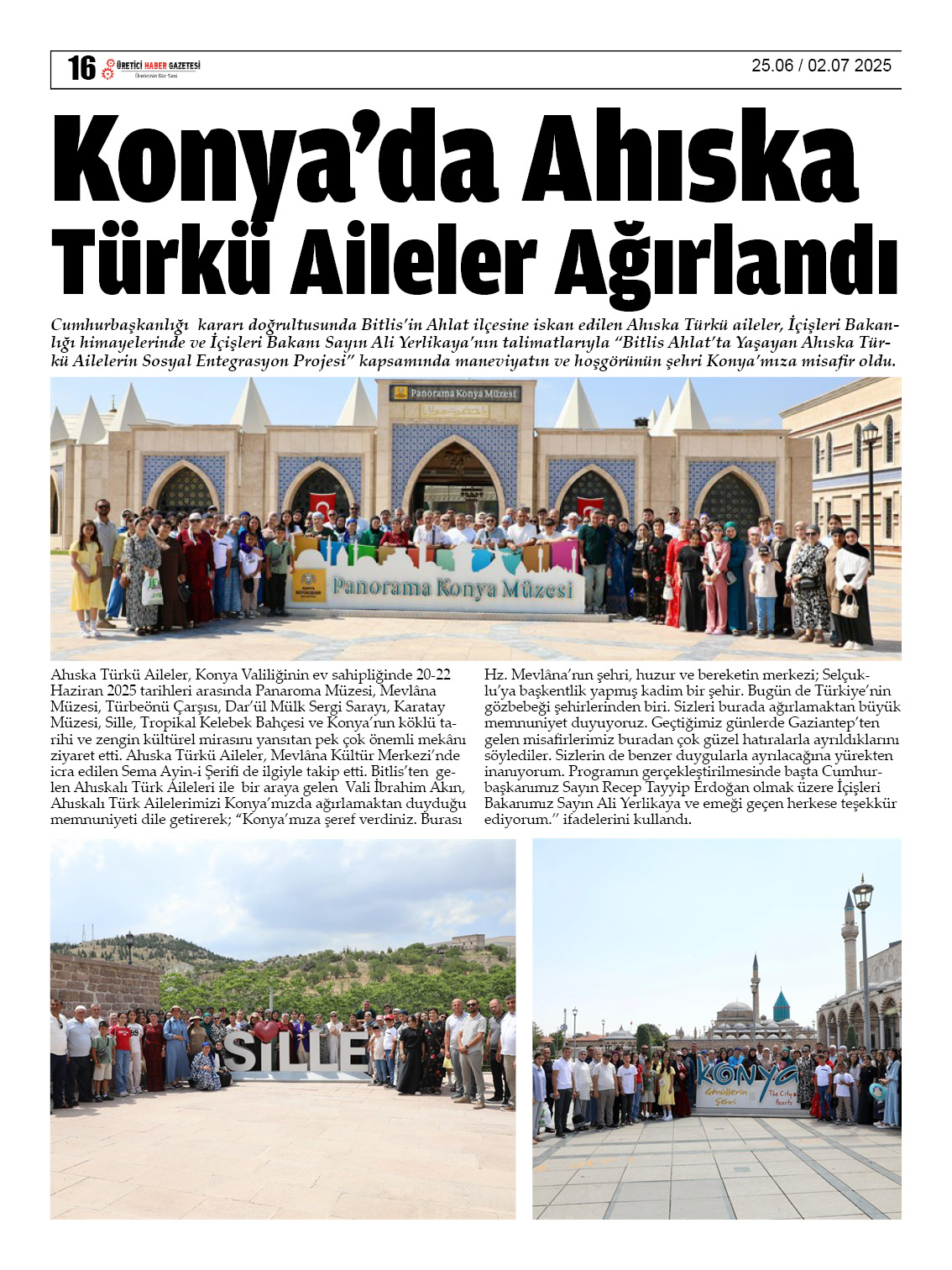 ÜRETİCİ HABER GAZETESİ   25.06.2025