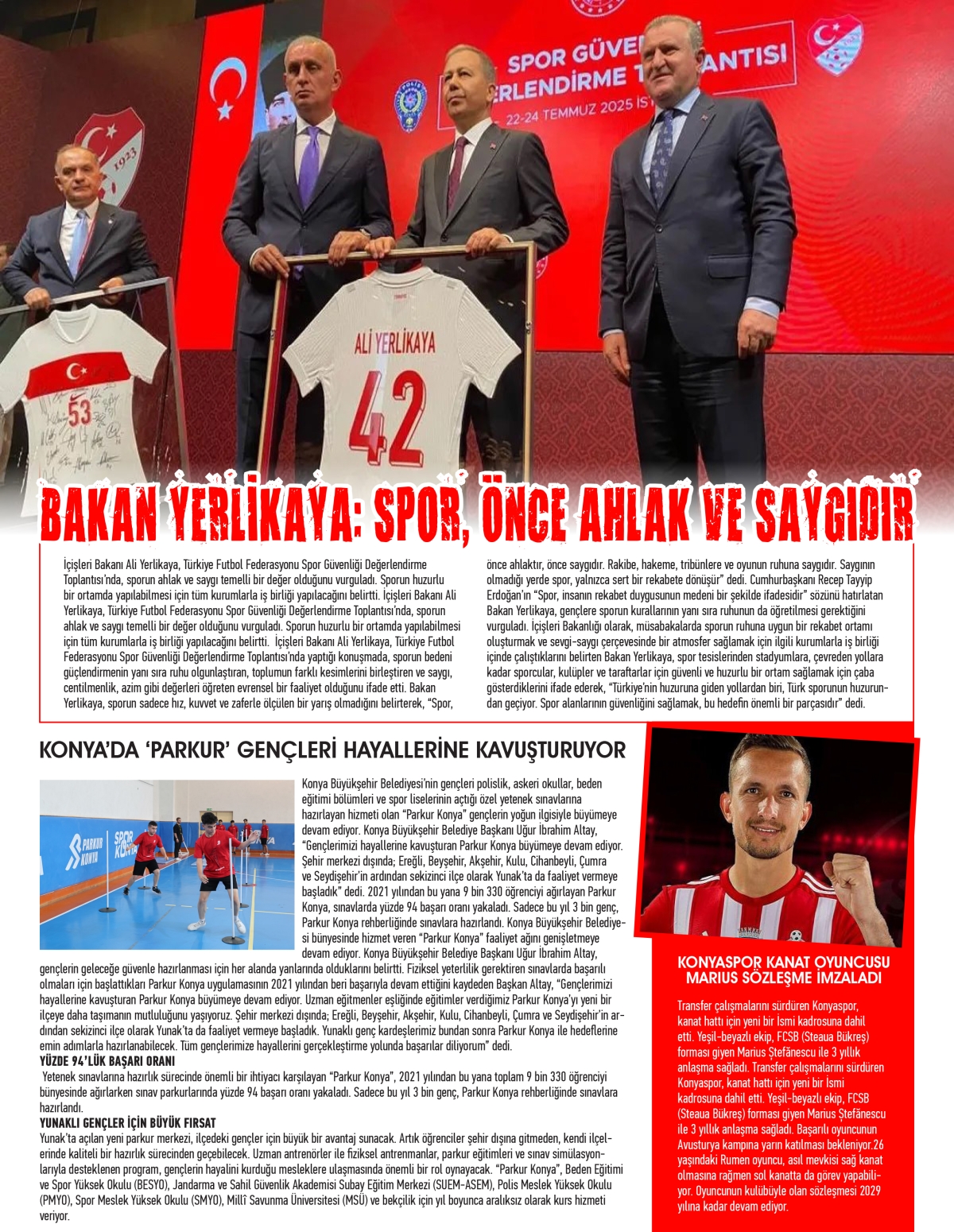 ÜRETİCİ  HABER GAZETSİ  30.07.2025