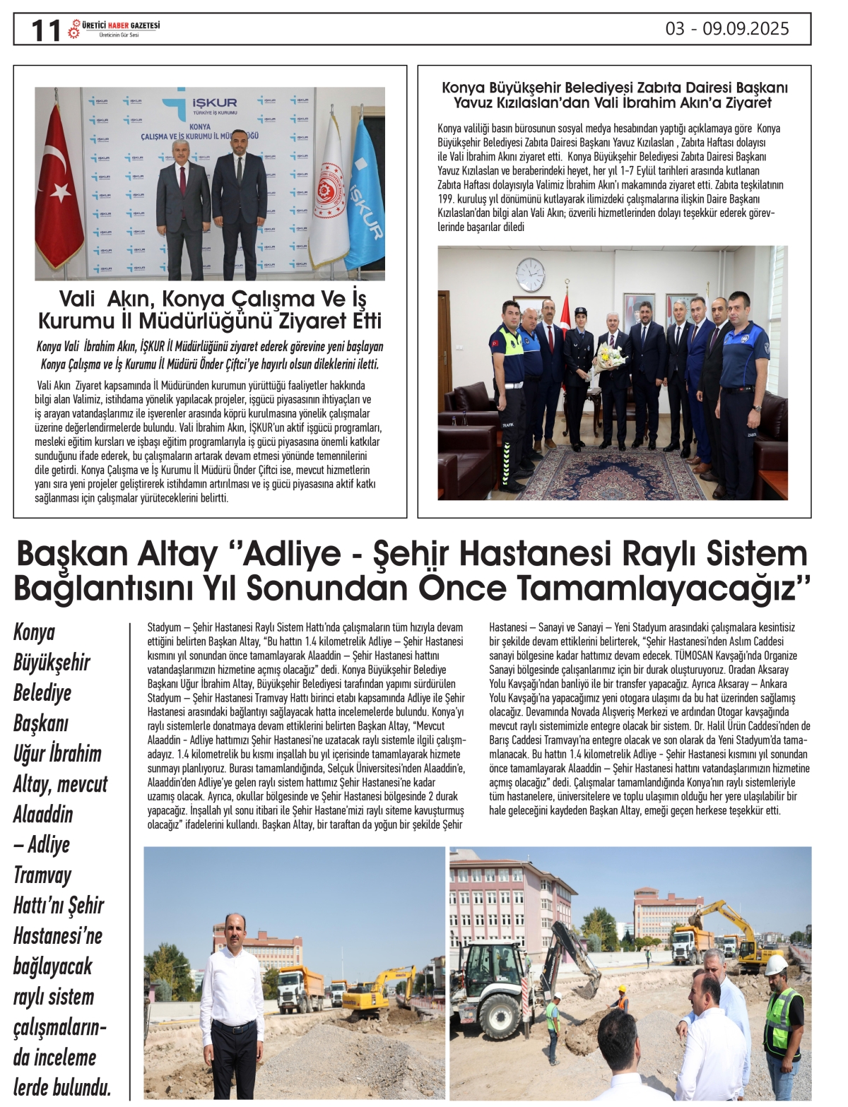ÜRETİCİ  HABER  GAZETESİ  02.09.2025