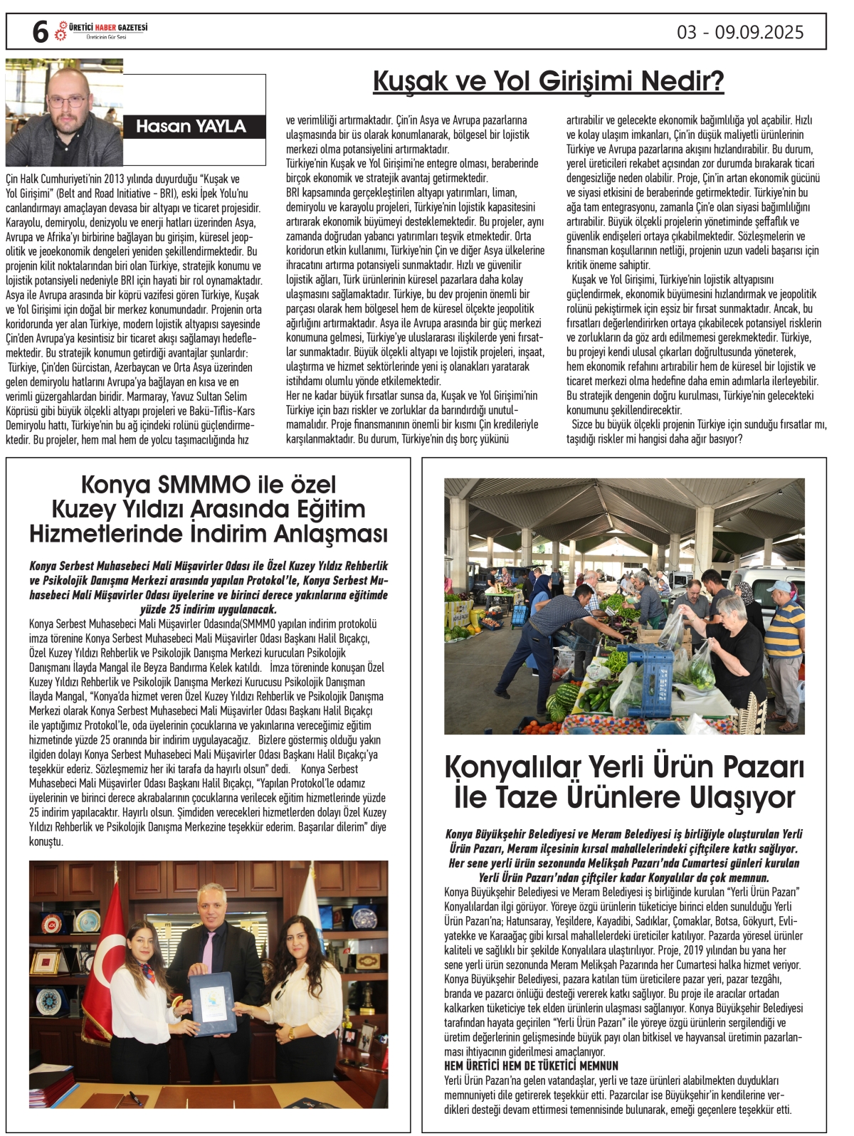 ÜRETİCİ  HABER  GAZETESİ  02.09.2025