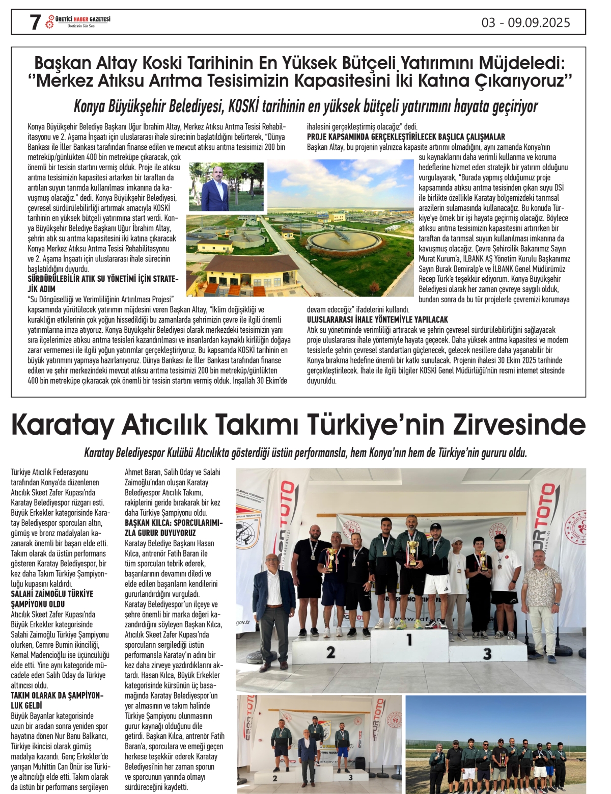 ÜRETİCİ  HABER  GAZETESİ  02.09.2025