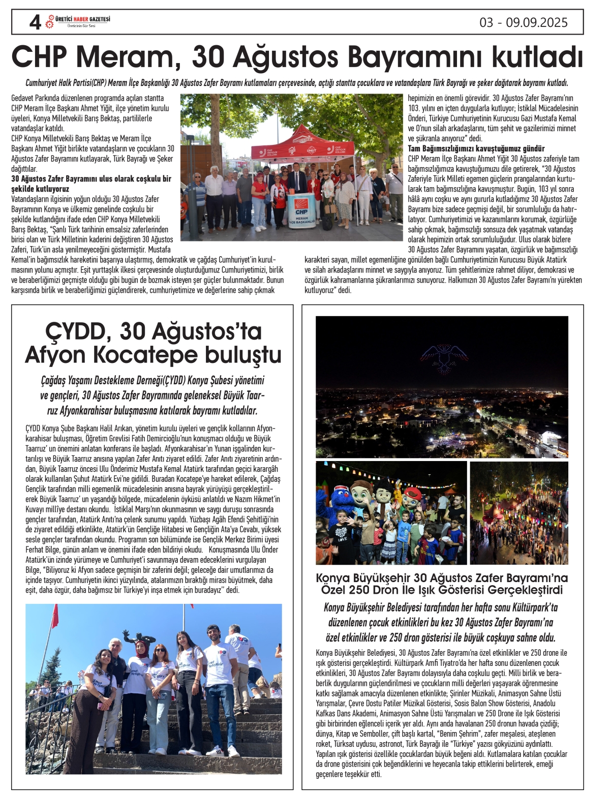 ÜRETİCİ  HABER  GAZETESİ  02.09.2025