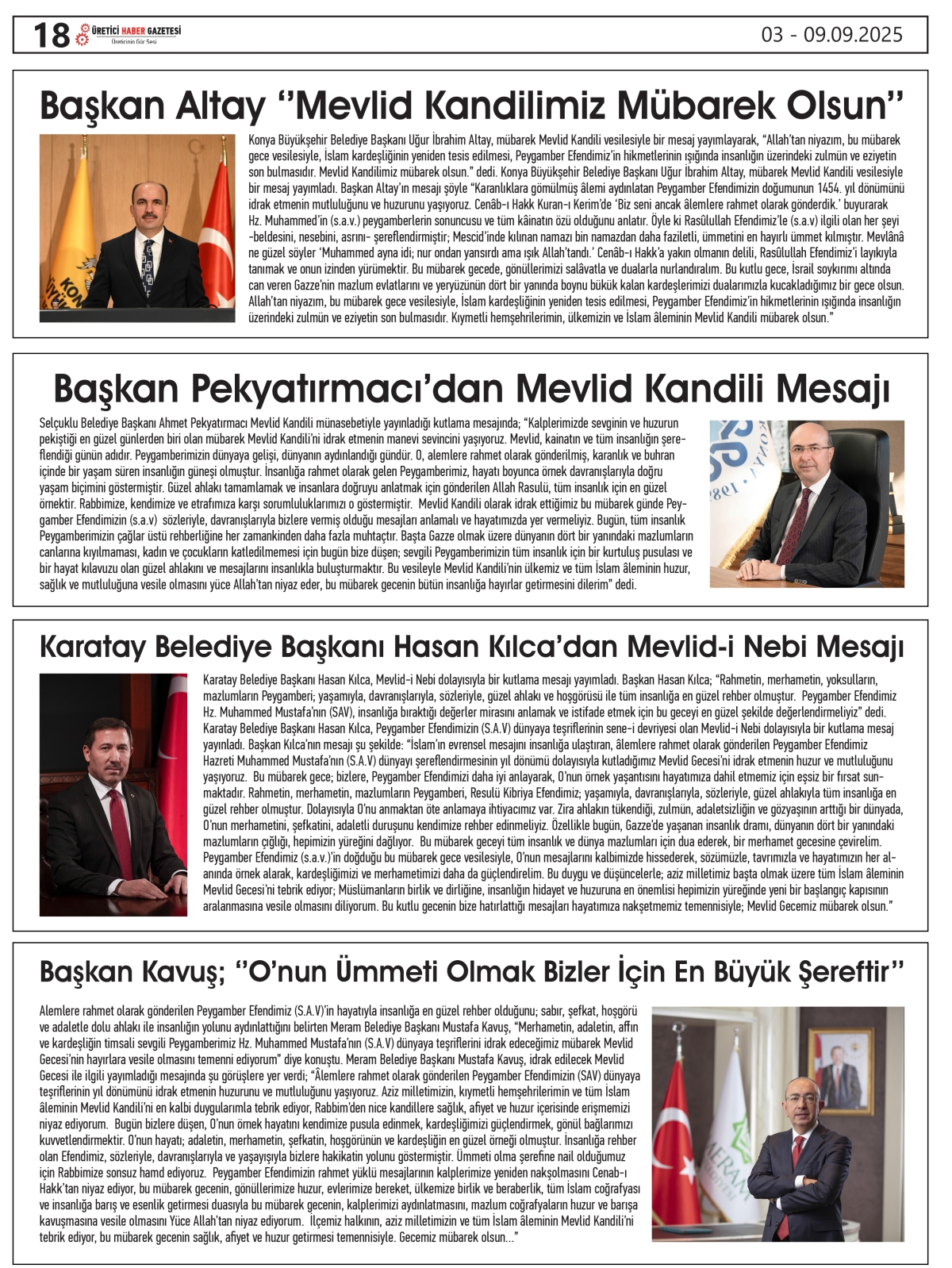 ÜRETİCİ  HABER  GAZETESİ  02.09.2025