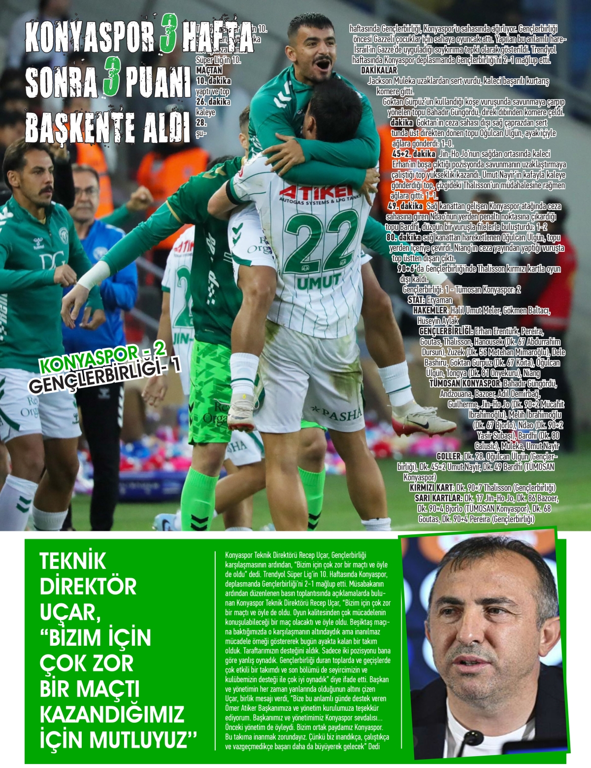 ÜRETİCİ  HABER  GAZETESİ   29.10.2025