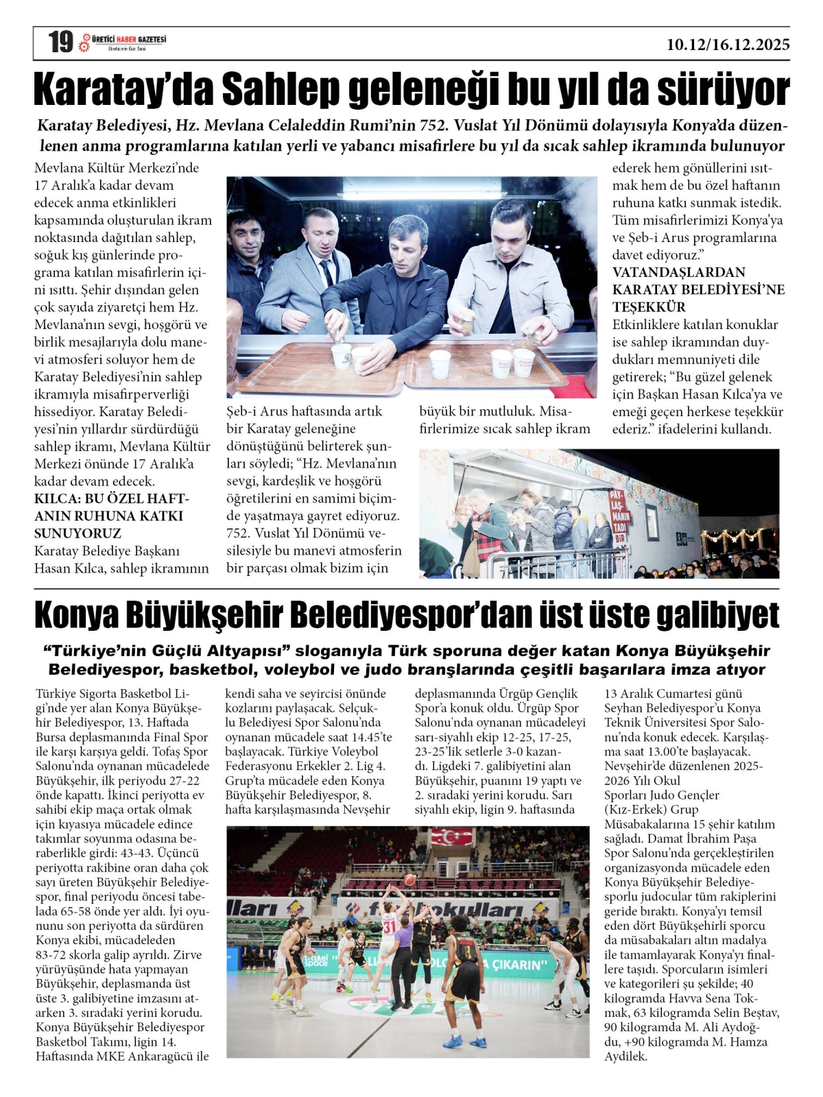 ÜRETİCİ  HABER  GAZETESİ  10.12.2025