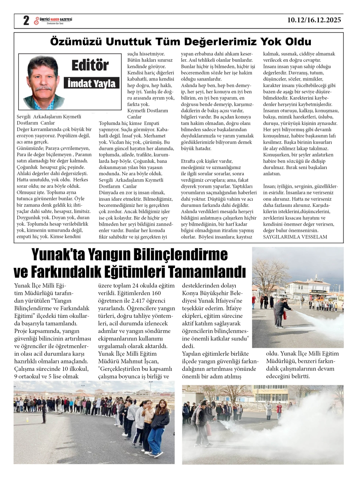ÜRETİCİ  HABER  GAZETESİ  10.12.2025