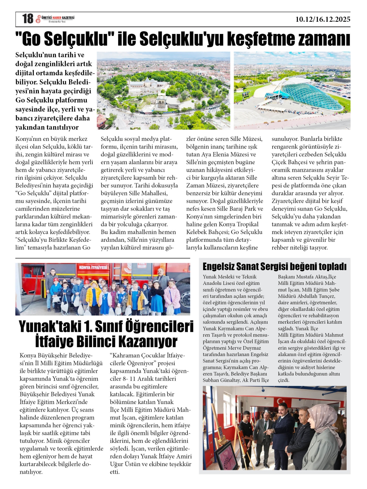 ÜRETİCİ  HABER  GAZETESİ  10.12.2025