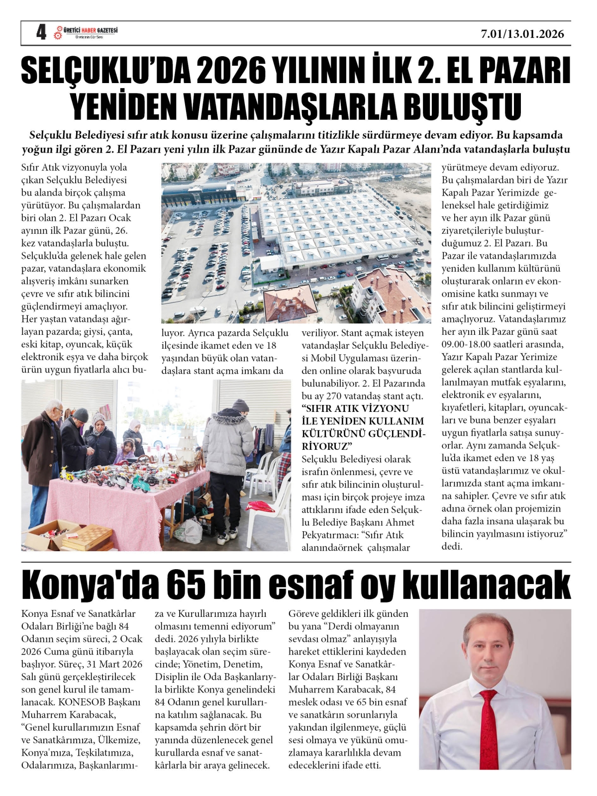 ÜRETİCİ  HABER  GAZETESİ  07.01.2026