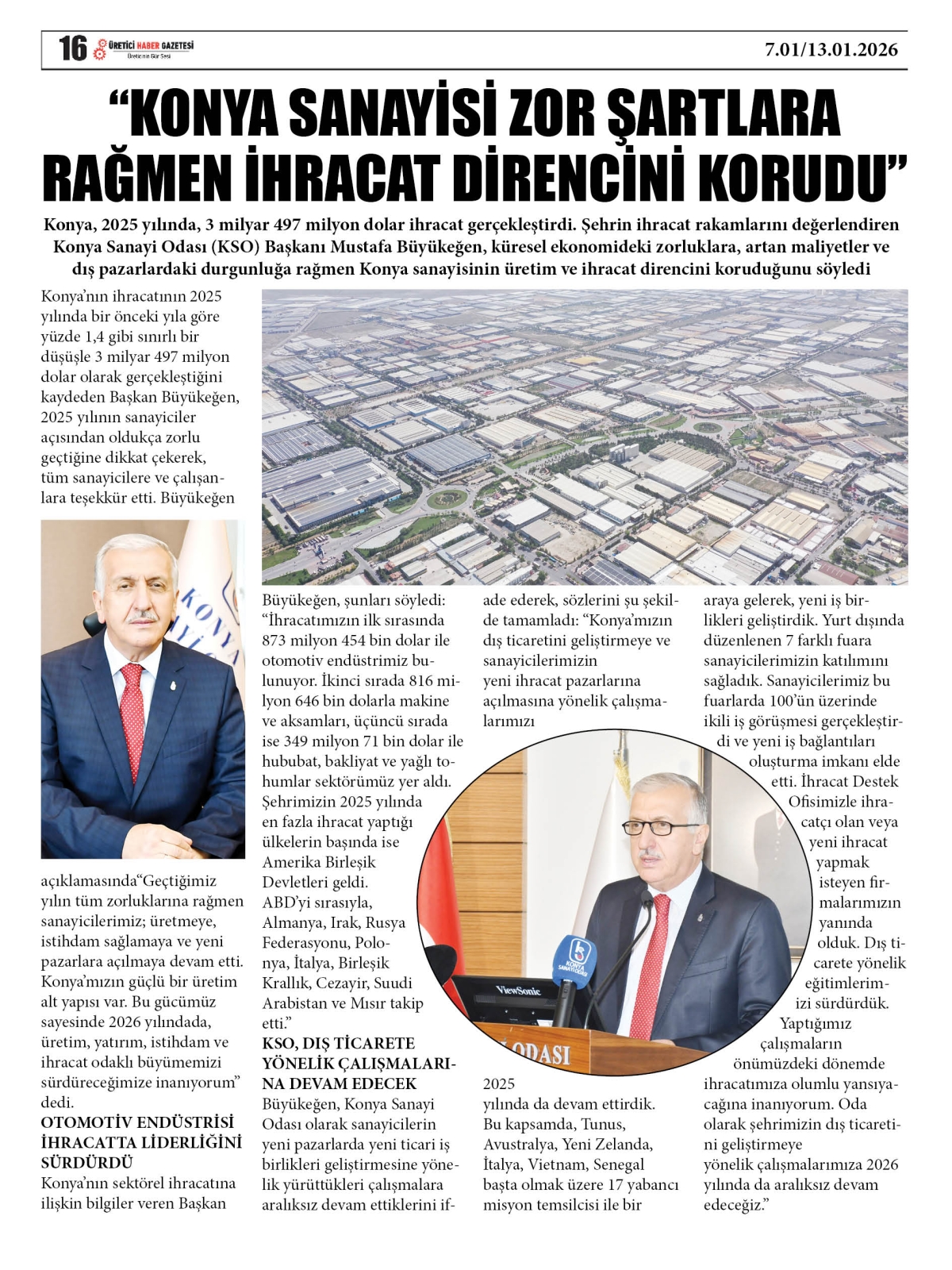 ÜRETİCİ  HABER  GAZETESİ  07.01.2026