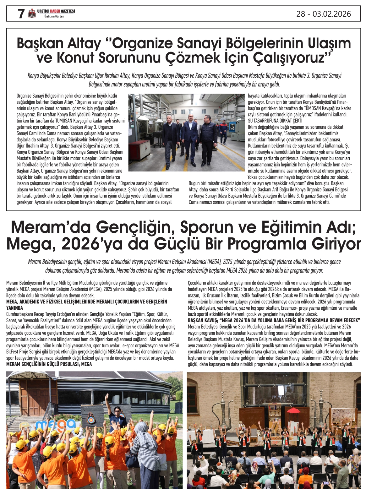 ÜRETİCİ  HABER  GAZETESİ  28.01.2026