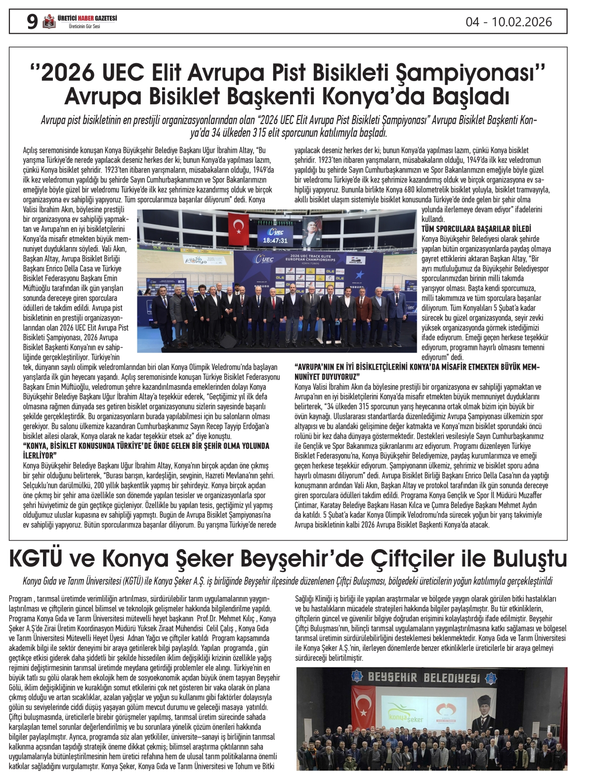 ÜRETİCİ HABER GAZETESİ   04.02.2026