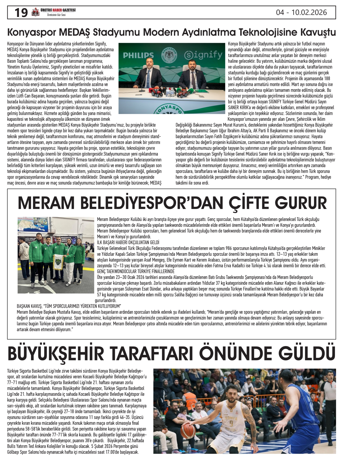 ÜRETİCİ HABER GAZETESİ   04.02.2026