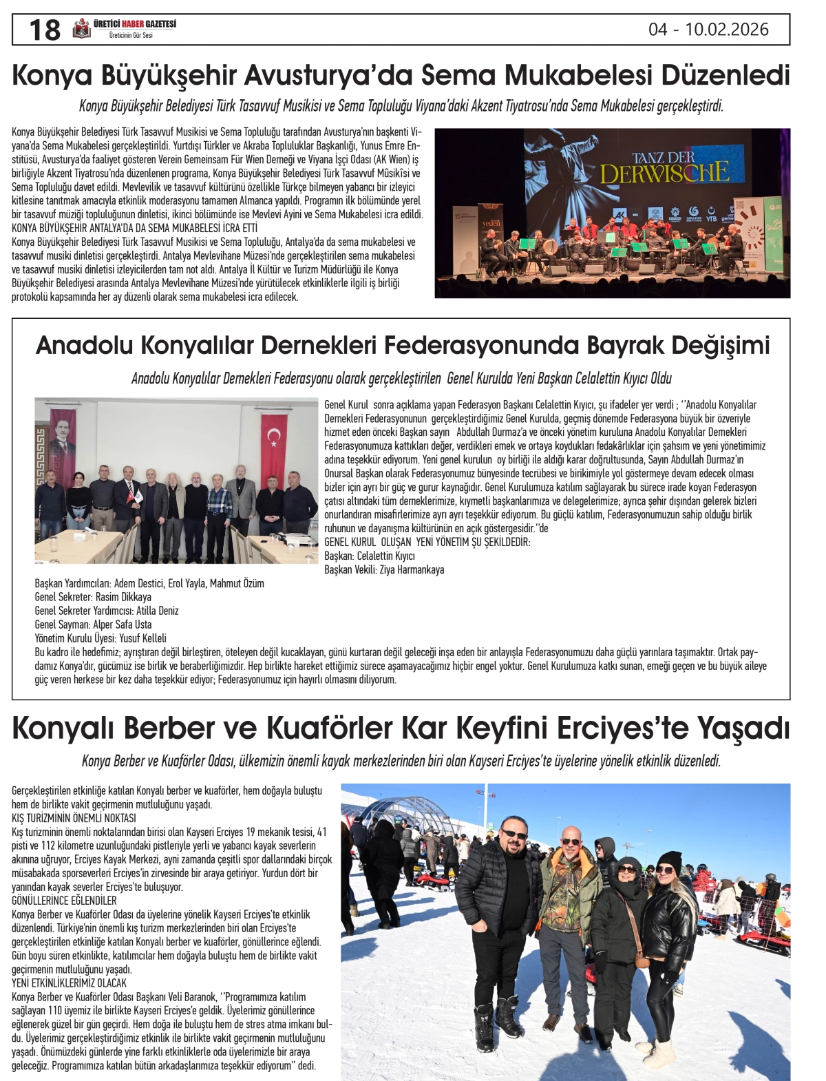 ÜRETİCİ HABER GAZETESİ   04.02.2026
