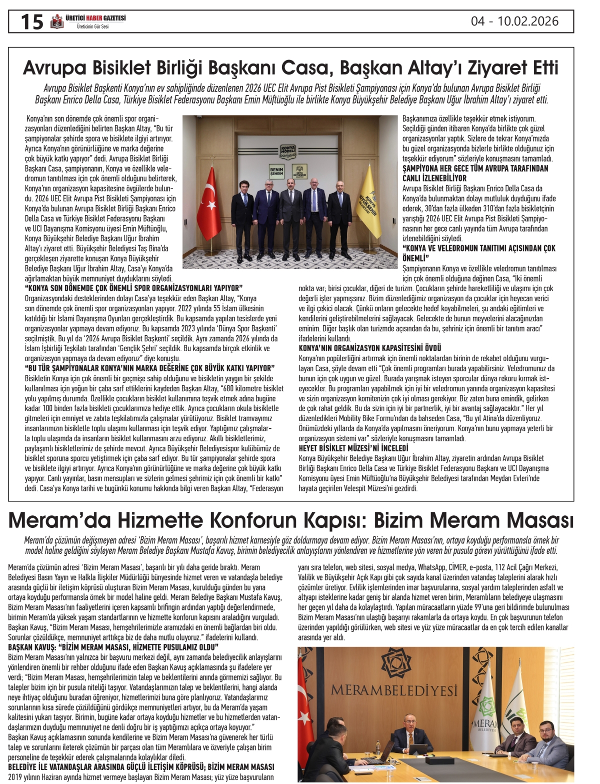 ÜRETİCİ HABER GAZETESİ   04.02.2026