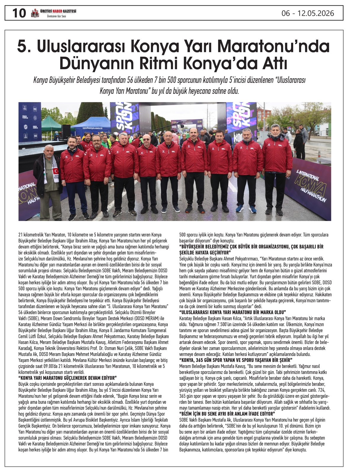 ÜRETİCİ HABER  GAZETESİ     06.05.2026