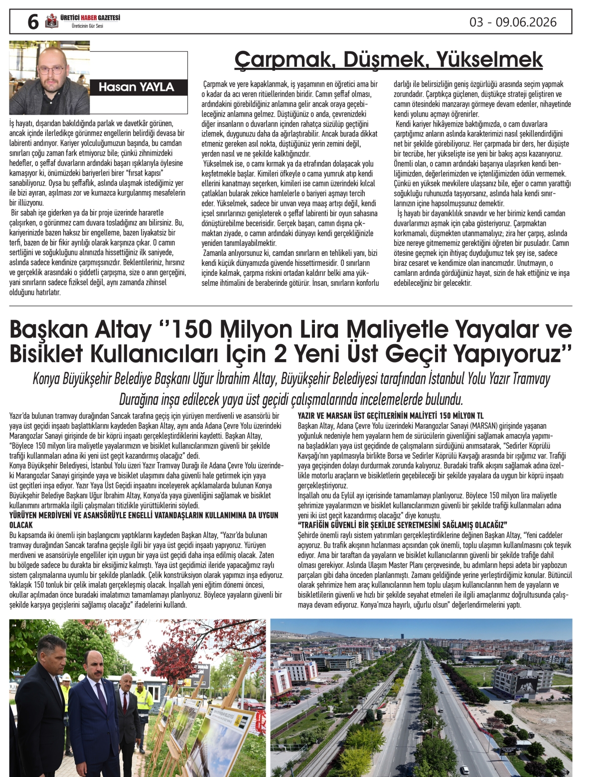ÜRETİCİ HABER  GAZETESİ  03.06.2026