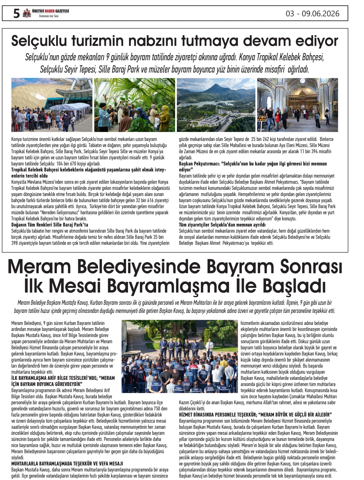 ÜRETİCİ HABER  GAZETESİ  03.06.2026