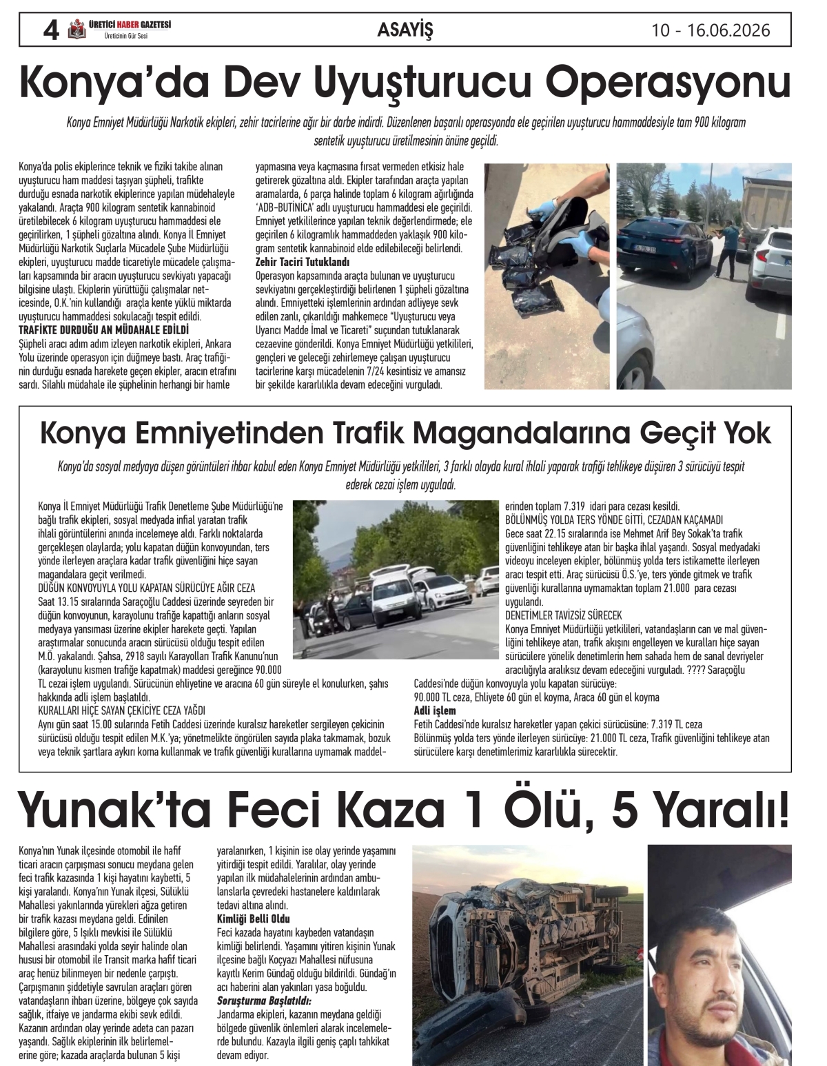 ÜRETİCİ  HABER  GAZETESİ  10.06.2026