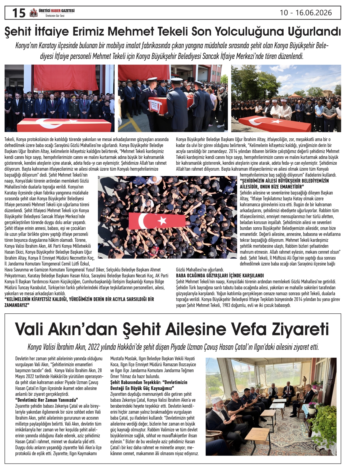 ÜRETİCİ  HABER  GAZETESİ  10.06.2026