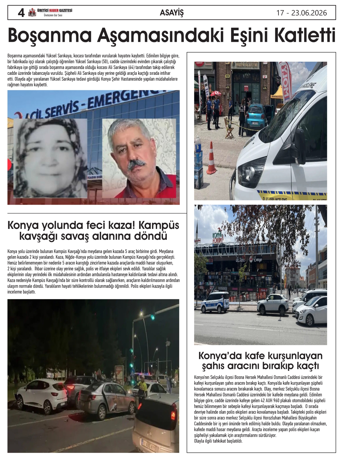 ÜRETİCİ  HABER  GAZETESİ  17.06.2026