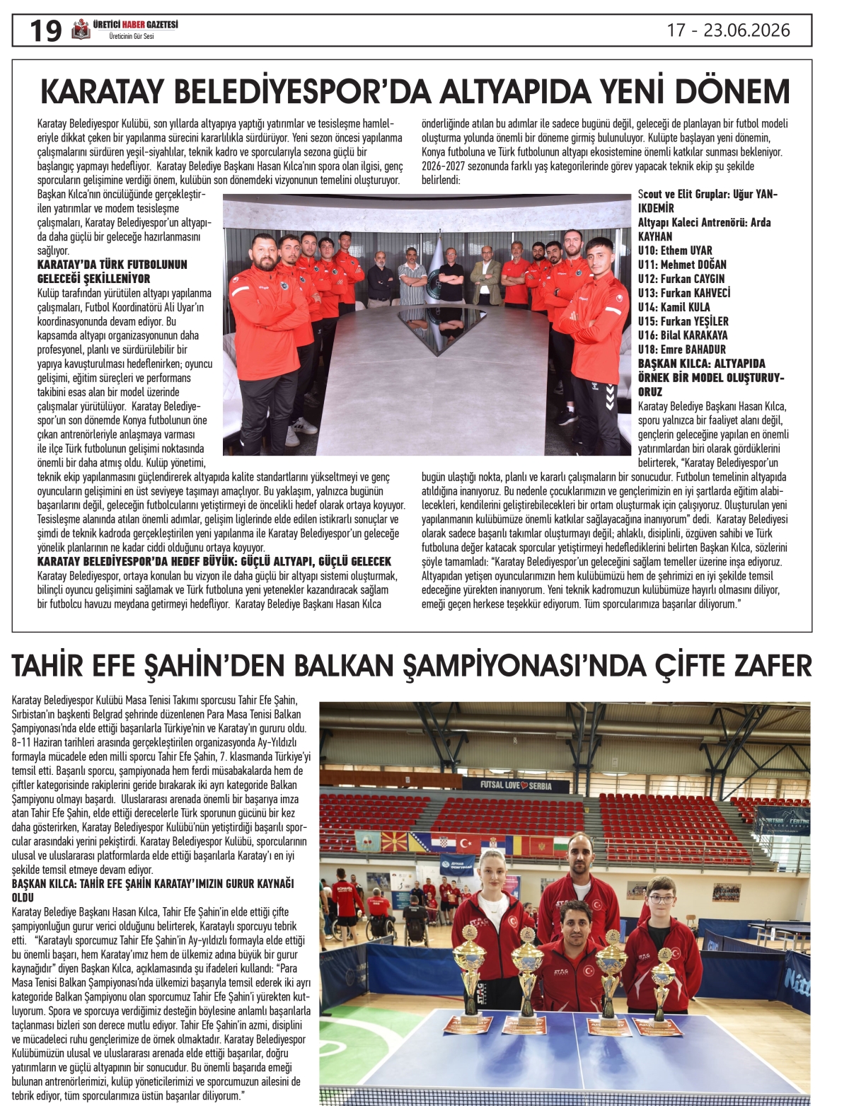 ÜRETİCİ  HABER  GAZETESİ  17.06.2026