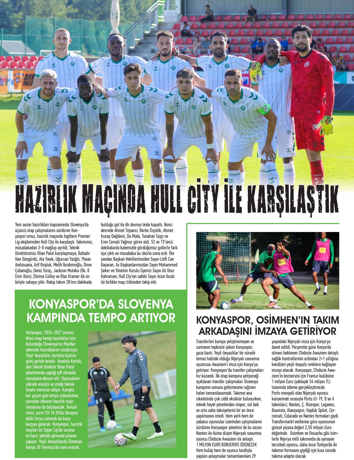 ÜRETİCİ  HABER GAZETESİ  29.07.2026