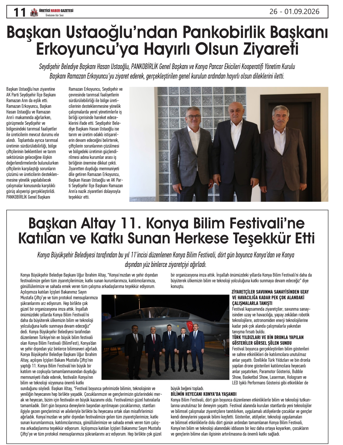 ÜRETİCİ  HABER  GAZETESİ  26.08.2026