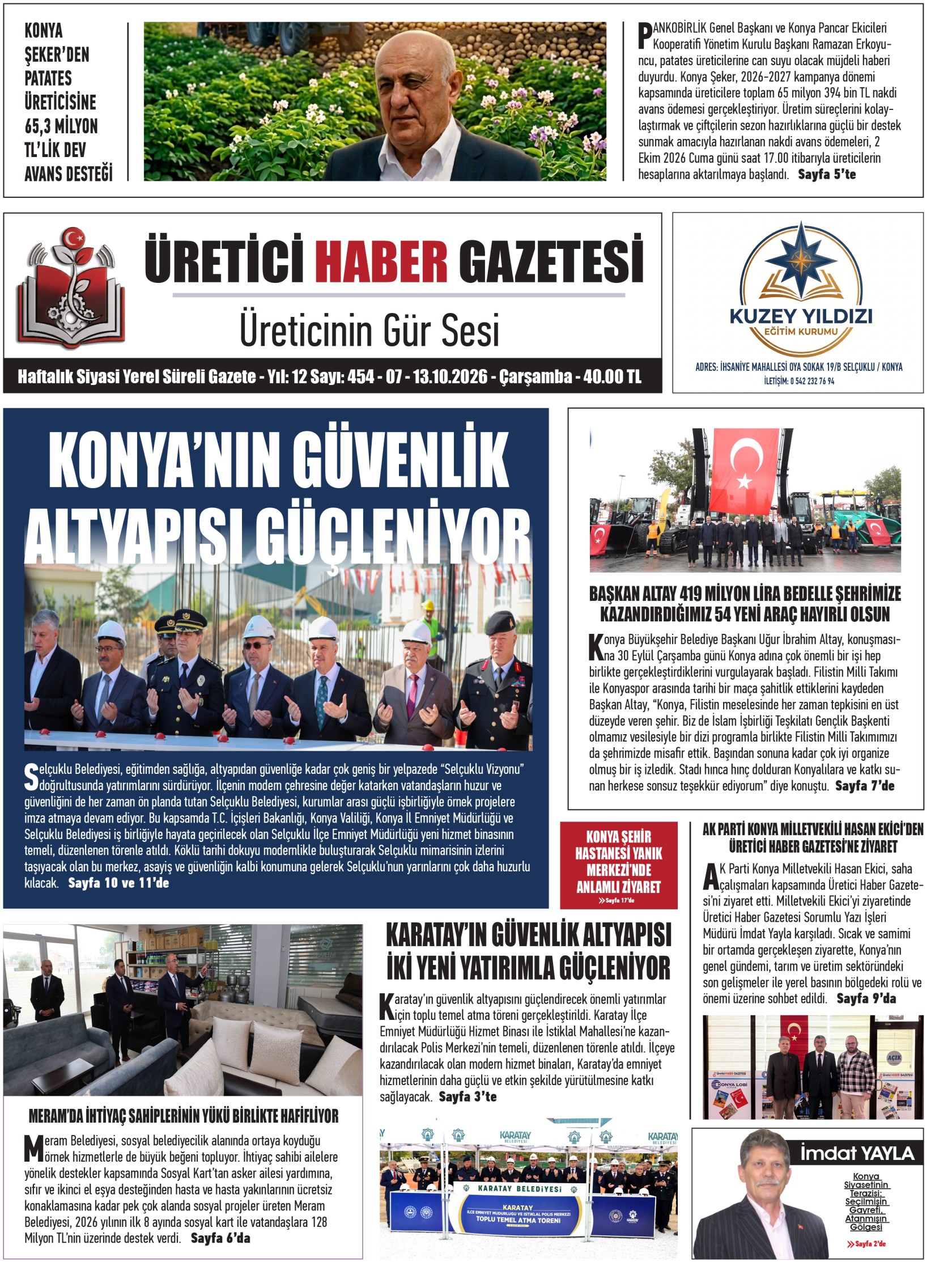ÜRETİCİ  HABER  GAZETESİ  07.10.2026