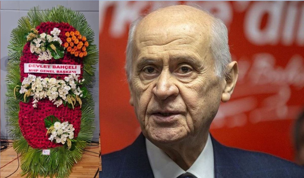 MHP Lideri Bahçeli’den 21. yaşını kutlayan AK Parti için özel çiçek