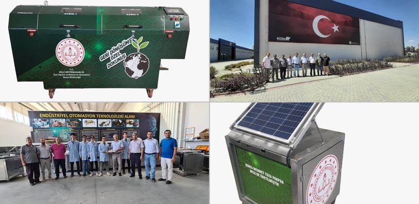 Selçuklu Mehmet Tuza Pakpen Mesleki Ve Teknik Anadolu Lisesinden  Güneş Enerjili Kompost Makinası 