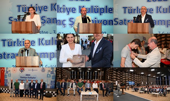2022 Türkiye Kulüpler Satranç Şampiyonası Sona Erdi