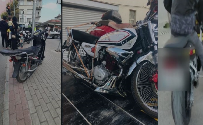 Abart Egzoz Motosikletler ile Yarış Yapanlar,  İhbar Üzerine Yakalandılar 