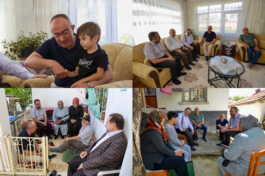 Milletvekili Özdemir ve Başkan Kavuş’tan  Aile  Ziyaretleri