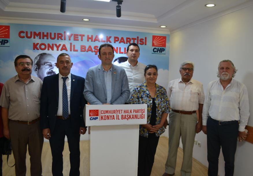 CHP Konya İ Başkanı Bektaş: “KONYA  Havzasında Kuyu Ruhsatları Acil Açılmalı”