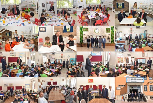  İl  Müdürü Murat Yiğit, Karatay Belediyesi’nin Yaptığı Okulları Ziyaret Etti