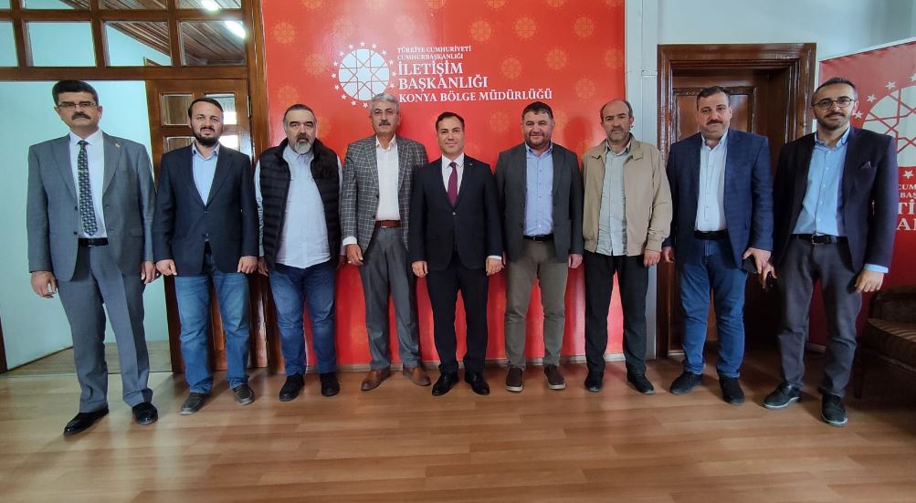 Konya Gazeteciler Cemiyet Cemiyeti Yönetiminden Taner Taşkıran’a Ziyaret
